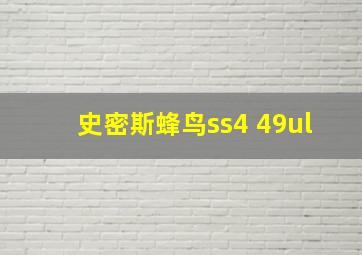 史密斯蜂鸟ss4 49ul